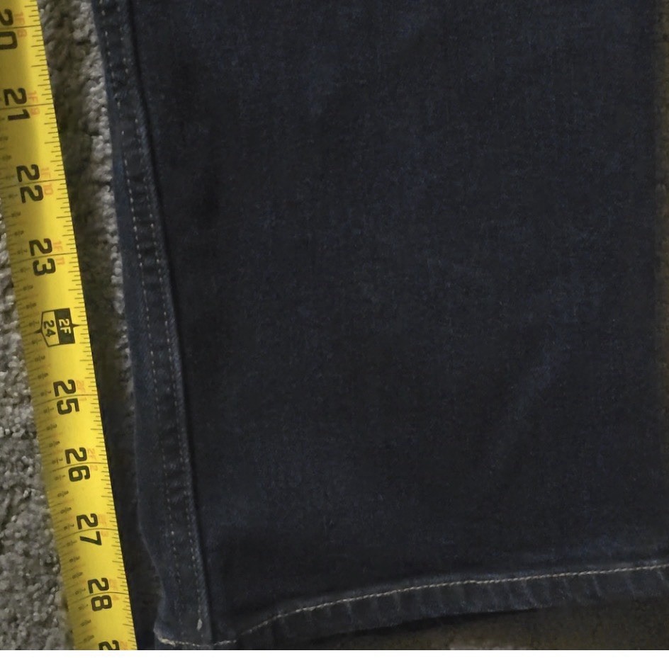 Columbia Men's Straight Fit Dark Blue Stretch Denim Jeans with Pockets View 5