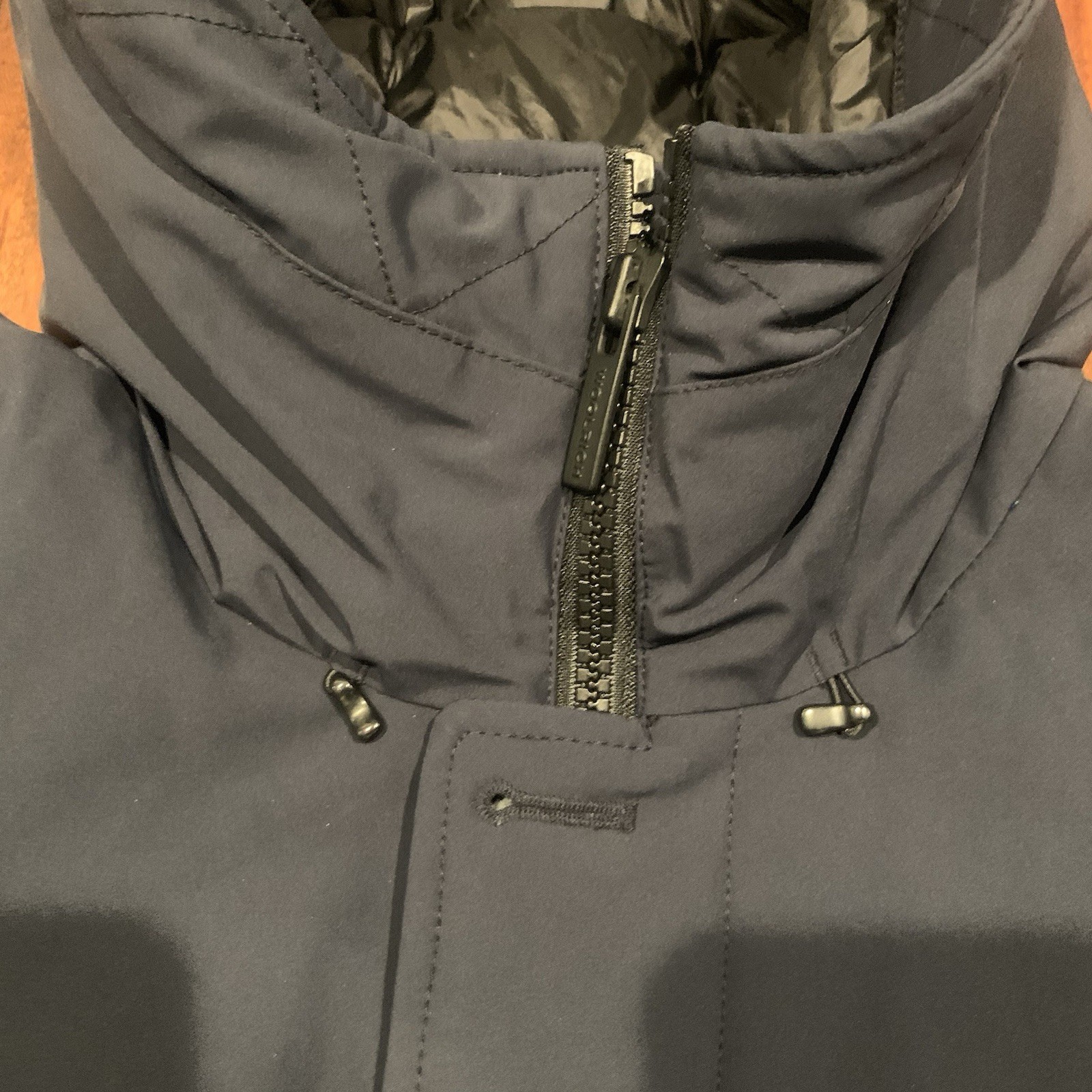 WOOLRICH Arctic Stretch Down Parka Jacket Men's Size XL Wind / Waterproof Nylon image 4