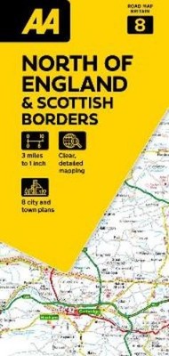 AA Road Map North of England & Scottish Borders (Map) AA Road Map Britain