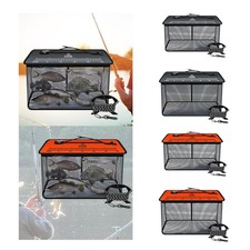 Schwimmender Fischkorb f&uuml;r gefangene lebende Fische, Angelk&auml;fig f&uuml;r den
