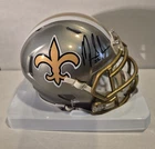 New Orleans Saints Mark Ingram Signed Flash Mini Helmet