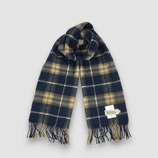 Vintage Burberry Cashmere Scarf Classic Nova Check Winter Christmas Scarves