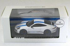 Spark 1/43 Porsche 911R 991 White Blue Stripe Limited 400 pcs New