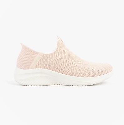 Skechers Flex 3.0-Easy WIN Damen Textil Slipper Ultra Rose Freizeit Sneaker