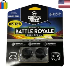 KontrolFreek FPS Thumbsticks for PS4/PS5 – Battle Royale (Black) – Ships Fast