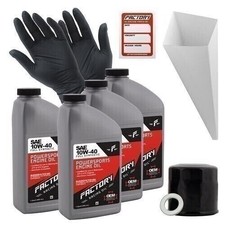 Factory Racing Parts 10W40 4Qt Oil Change Kit For Honda XL1000 VTX1300 VTX1800 54.99 per gallon