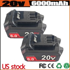 2X 6Ah Replacement Battery for All Skil PWRCORE 20  20V Max Power Tools