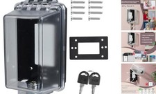 Baby Safety Outlet Cover Box-Key Lock for Much Better Toddler 1 Pack