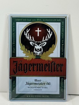 jagermeister Metal Sign Wolfenbuttel Germany Bar Beer Liquor Wall Decor