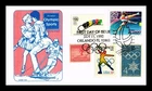 DR JIM STAMPS US COVER WINTER OLYMPICS FIGURE SKATING FDC COMBO GAMM CACHET