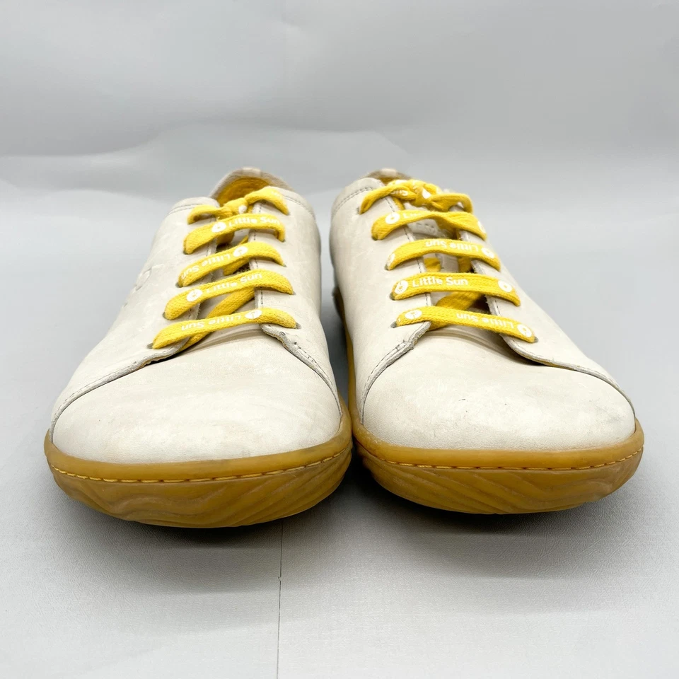 Zapato Deportivo Vivobarefoot Little Sun Addis 41 10 Cuero Crema Minimalista Foto 3 de 4