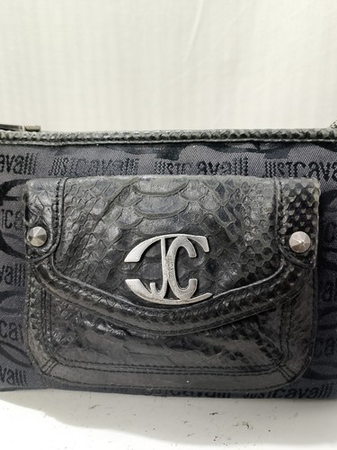Articolo e2678 borsa donna Just Cavalli nera, base 5x24cm, altezza 16cm, lunghez - Foto 2 di 16