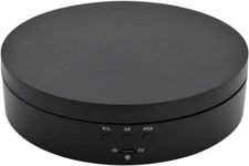 Motorized Rotating Display Stand, 360 Degree Electric Rotating Turntable for Pho