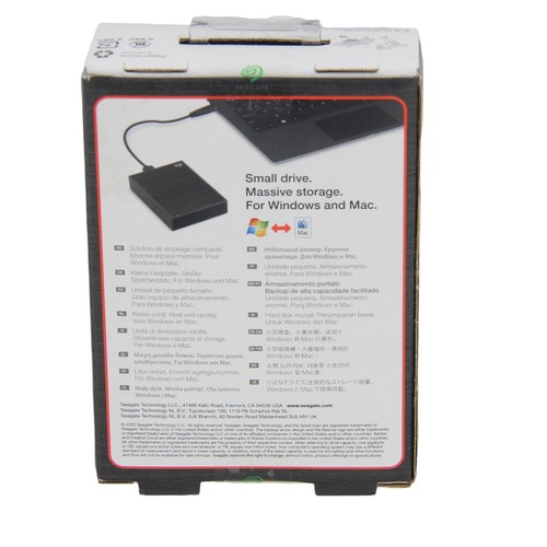 Seagate One Touch 4TB Portable External Drive - Black (PZ1002438) - Afbeelding 2 van 2