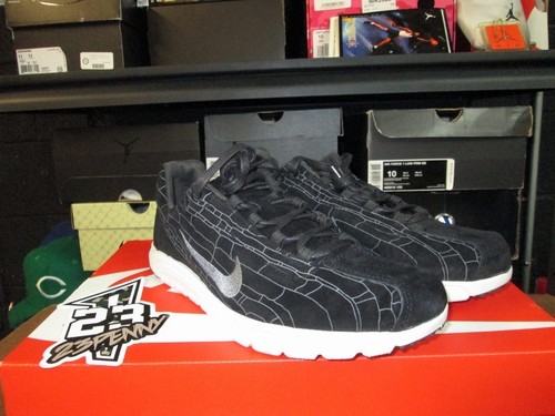 SALE NIKE MAYFLY LEDER PREMIUM SCHWARZ 816548 003 GR. 8-13 NEU DUNKELGRAU LEINEN - Bild 1 von 3