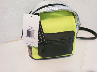 steve madden yellow backpack