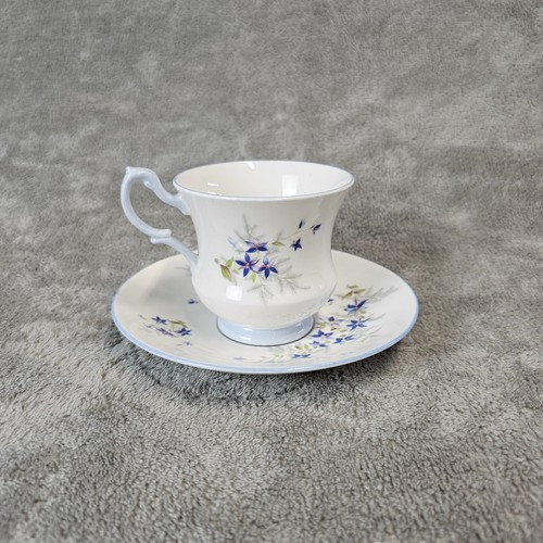 Queens Rosina fine bone China Tea Cup & Saucer - Wild Flowers made in England - Picture 3 of 12