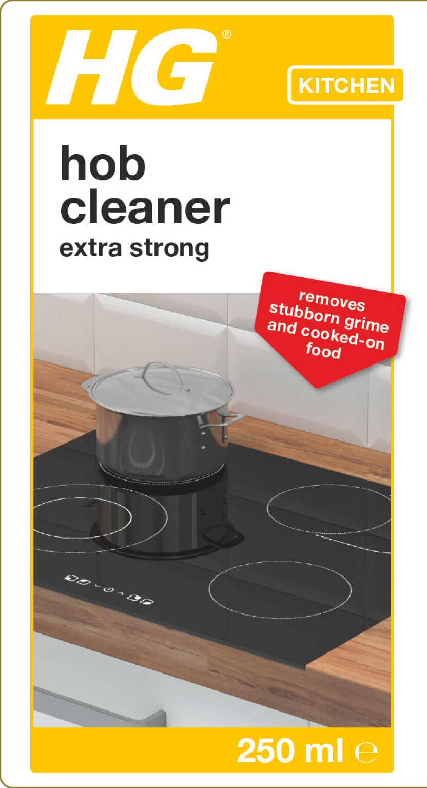 HG Hob Cleaner Extra Strong 250ml Strong Cleaner for Ceramic Halogen