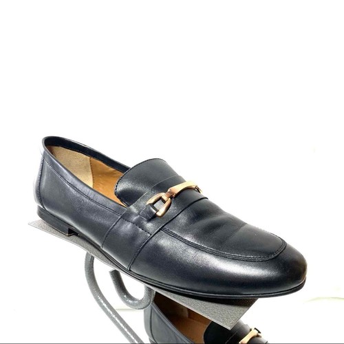ASOS Mens Black Leather Horsebit 