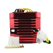 RMStator Machined Aluminum Red Mosfet Regulator For 2001-2007 Triumph Tiger 955