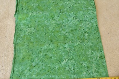 By 1/2 Yd, Green Scrolls on Green Batik, Galaxy/Java Batiks/JBSG2-0025, B955