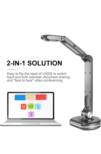 V500S 8MP HD USB Document Camera for Teachers with Light, Mac, Windows, Chrom... - Picture 5 of 6