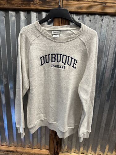 University of Dubuque Spartans Bennett Rundhalsausschnitt Sweatshirt Größe Large Artisans