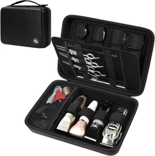 Hard Travel Case for Hair Clippers, Hair Cutting Barber Supplies Organizer Bag,