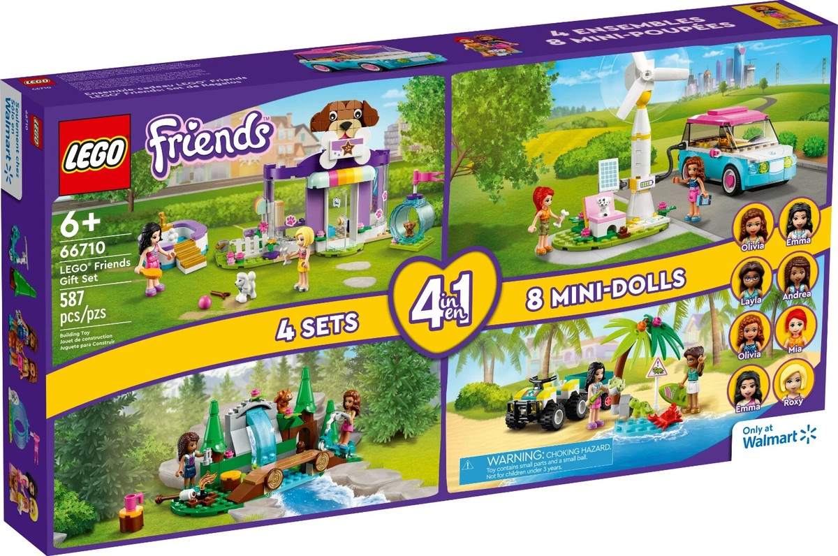 LEGO #66710 Friends *4-in-1 Toy Gift Set w/8 Mini Dolls NEW 2022