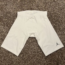 Nike Jordan Elite Compression Shorts Made In USA 433150-100 Men Size XXL RARE