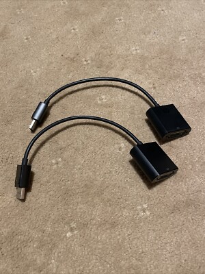 2x Original HP 752660-001 753744-001 DisplayPort Stecker auf DVI-D Adapter