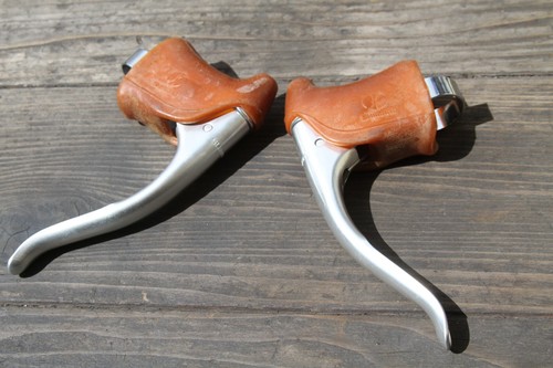Shimano MB-200 palancas de freno no aerodinámicas Nuevo de lote antiguo 1974 bicicleta de carretera vintage - Imagen 8 de 8