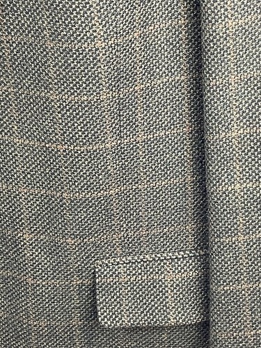 Blazer Abrigo Deportivo Chaqueta 43L Daniel Cremieux Para Hombres Marrón Lana Tweed 2 Botones - Imagen 3 de 14