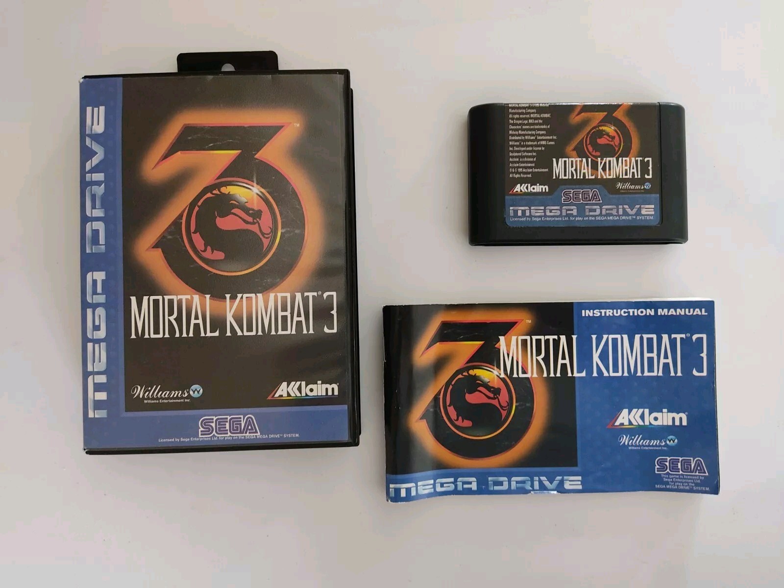 mortal kombat 3 / complet / megadrive