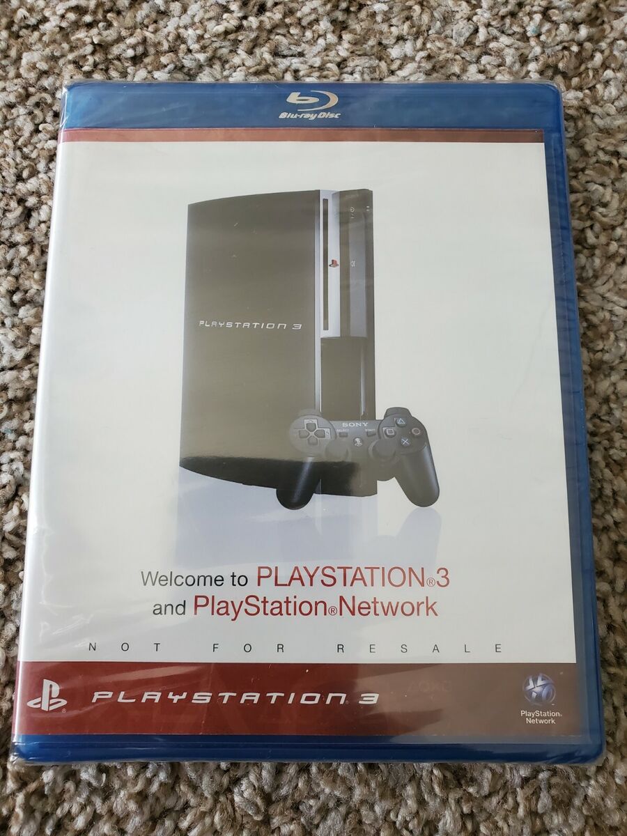 Welcome to PlayStation 3 & PlayStation Network | PS3 | 2006 | Brand New -  Sealed