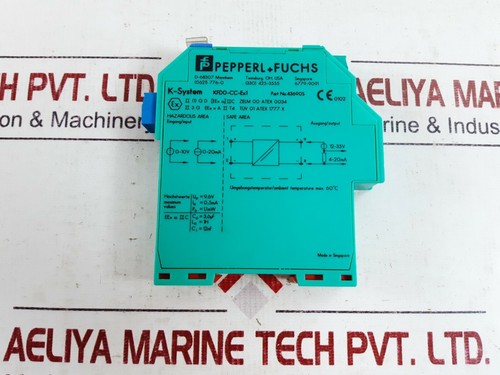 PEPPERL+FUCHS F-System KFD0-CC-EX1 Current/Voltage Converter 43690s - Picture 4 of 6