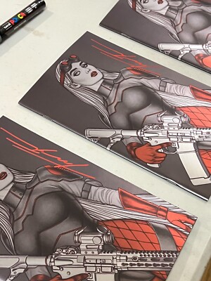 * SIGNED * GI JOE #1 JENNY FRISON GREY TONE FOIL EXCLUSIVE LE 250