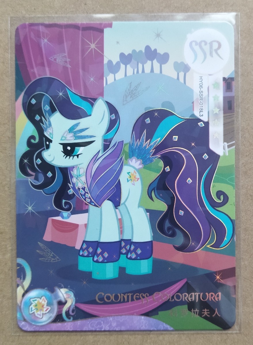 My Little Pony CCG card- Countess Coloratura HY06-SSR-018L3