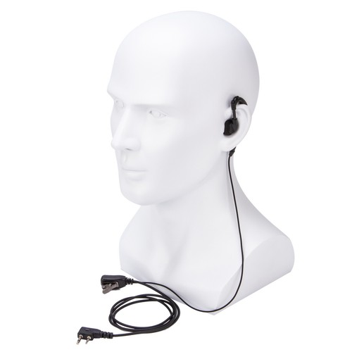 G Shape Earpiece Headset PTT 2-pin F Plug For Icom ICV8 ICV82 ICV85 F21 Radio - Zdjęcie 3 z 3
