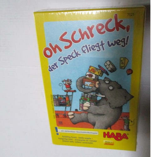 HABA® 7121 Kinderspiel Oh Schreck, der Speck fliegt weg! NEU OVP