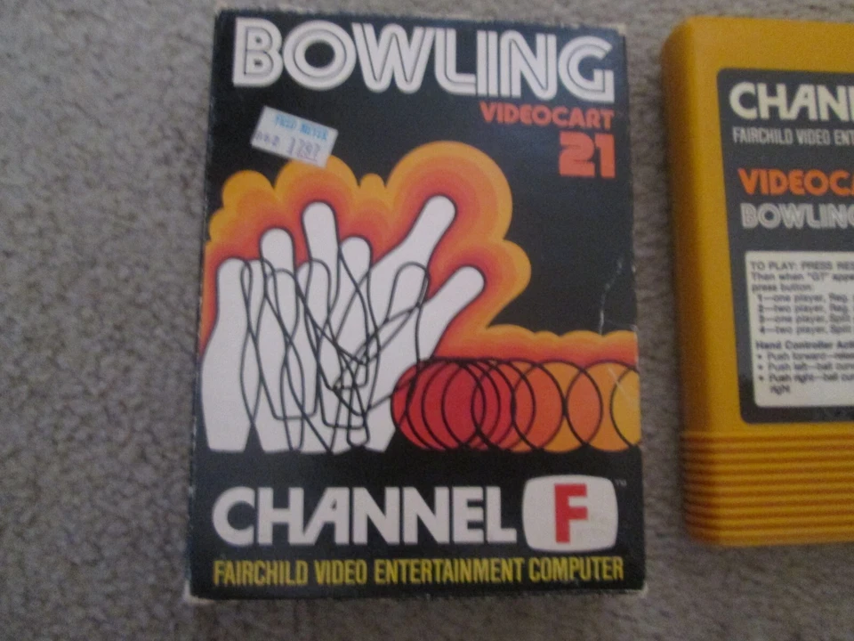 Bowling for the Channel F Complete in Box CIB Very Good - Image 2 of 4