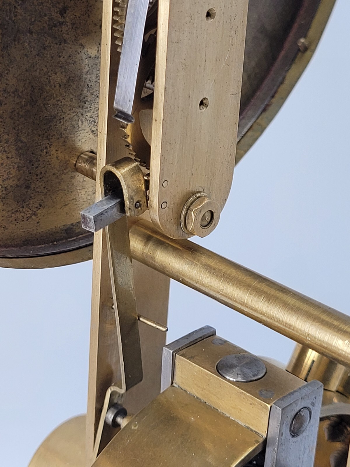 Antique Eureka Style Under Glass Dome Clock eBay