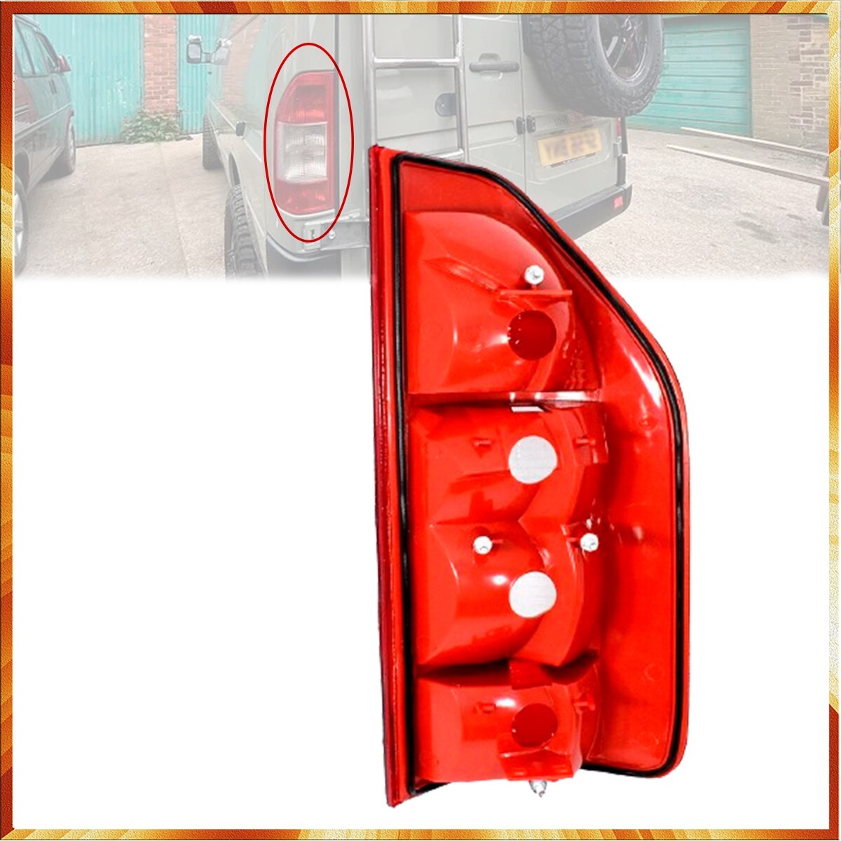 Feux Arrière Pour Mercedes Sprinter 1995-2006 – Ensemble Gauche/droite, Sans Ampoules, Rouge, étanche - 8
