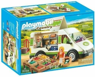 NEW Playmobil 70134 Country Mobile Farm Market Van- 91 pc