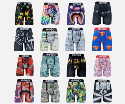 Quick Dry Men Underwear Boxers Briefs PSD Cotton Shorts Pants With Bags