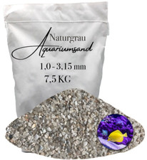 Aquariumsand Aquariumkies 1,0-3,15 mm Aquariensand Aquarienkies Bodengrund 7,5KG