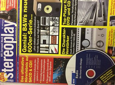 Stereoplay  Zeitschrift 06/2007 ohne CD! Martin Logan  usw