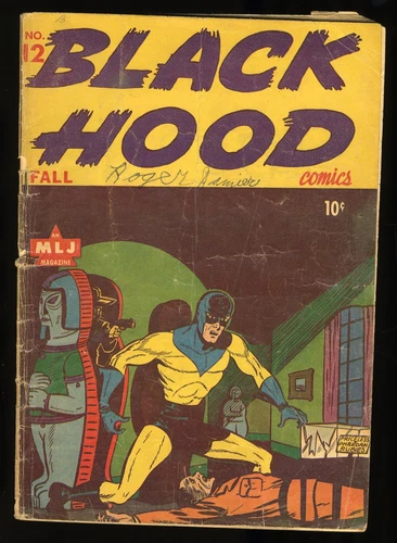 Black Hood Comics (1943) #12 GD 2.0 Bill Vigoda Art! MLJ Magazines/Archie