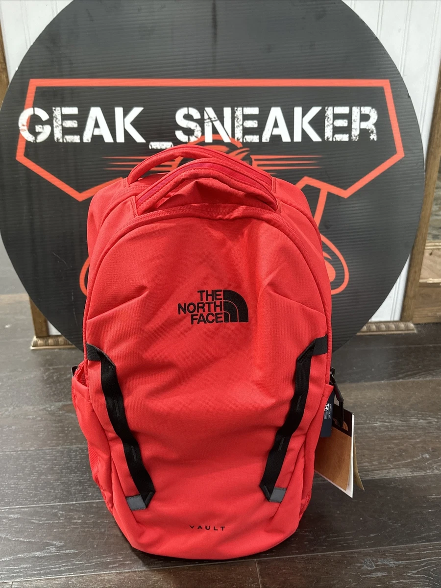 North Face Men's Vault Backpack Red Black Model NF0A3VY2 New/tag | eBay