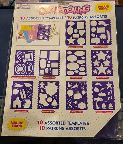 Ten Assorted Scrapbooking Templates